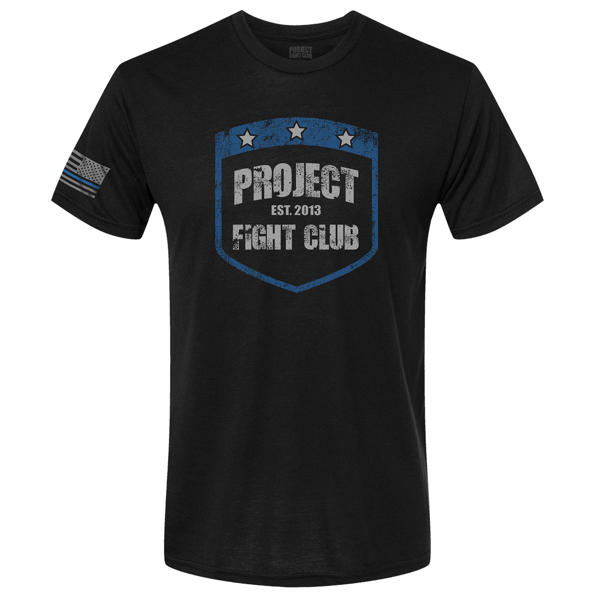 MENS BLACK T-SHIRT #6 - SUPPORT POLICE