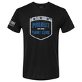 MENS BLACK T-SHIRT #7 - SUPPORT POLICE