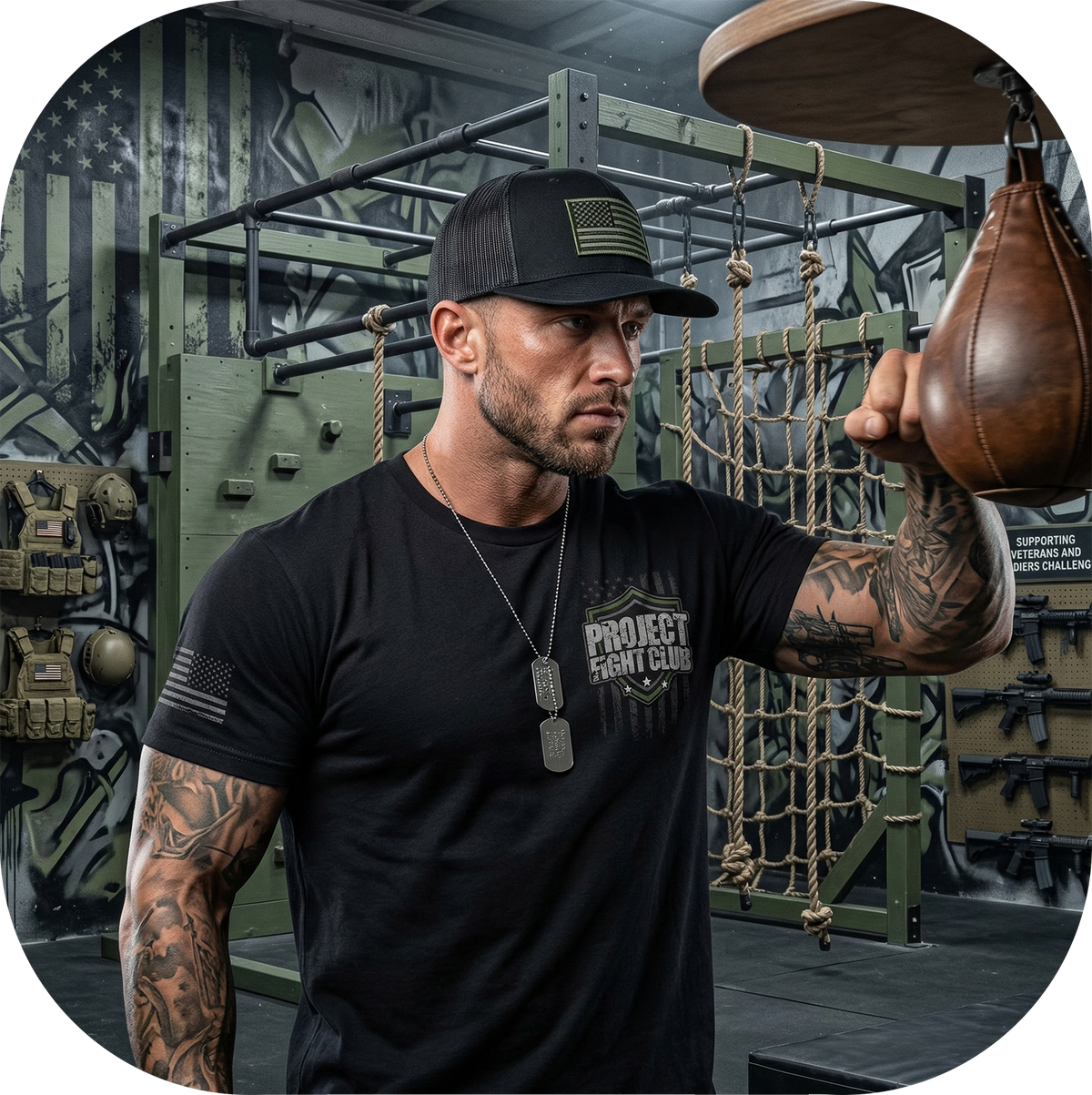 BLACK SHIRT 8 - HONOR SOLDIERS & VETERANS