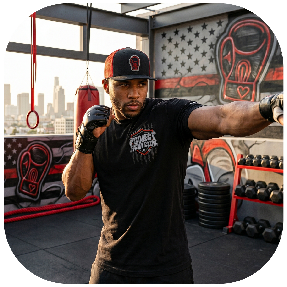 MENS BLACK T-SHIRT #8 - HONOR FIREFIGHTERS & EMTs