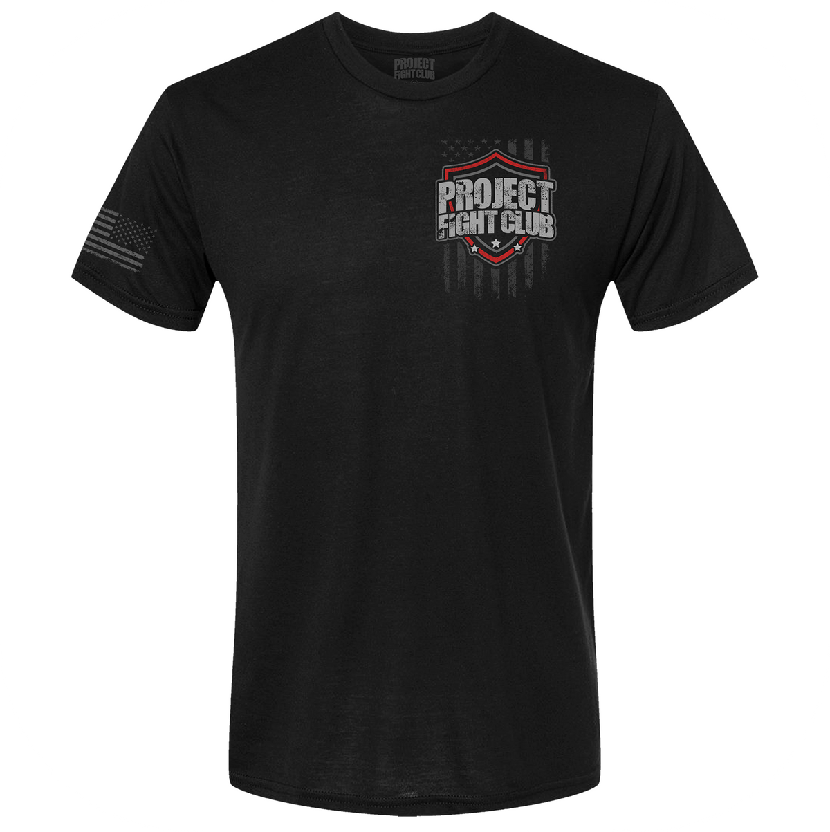 MENS BLACK T-SHIRT #8 - HONOR FIREFIGHTERS & EMTs