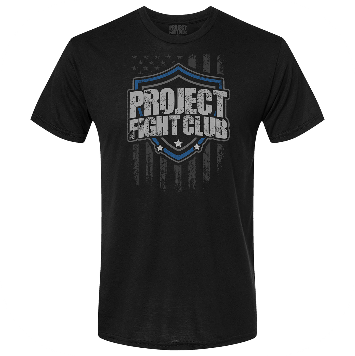 MENS BLACK T-SHIRT #9 - SUPPORT POLICE