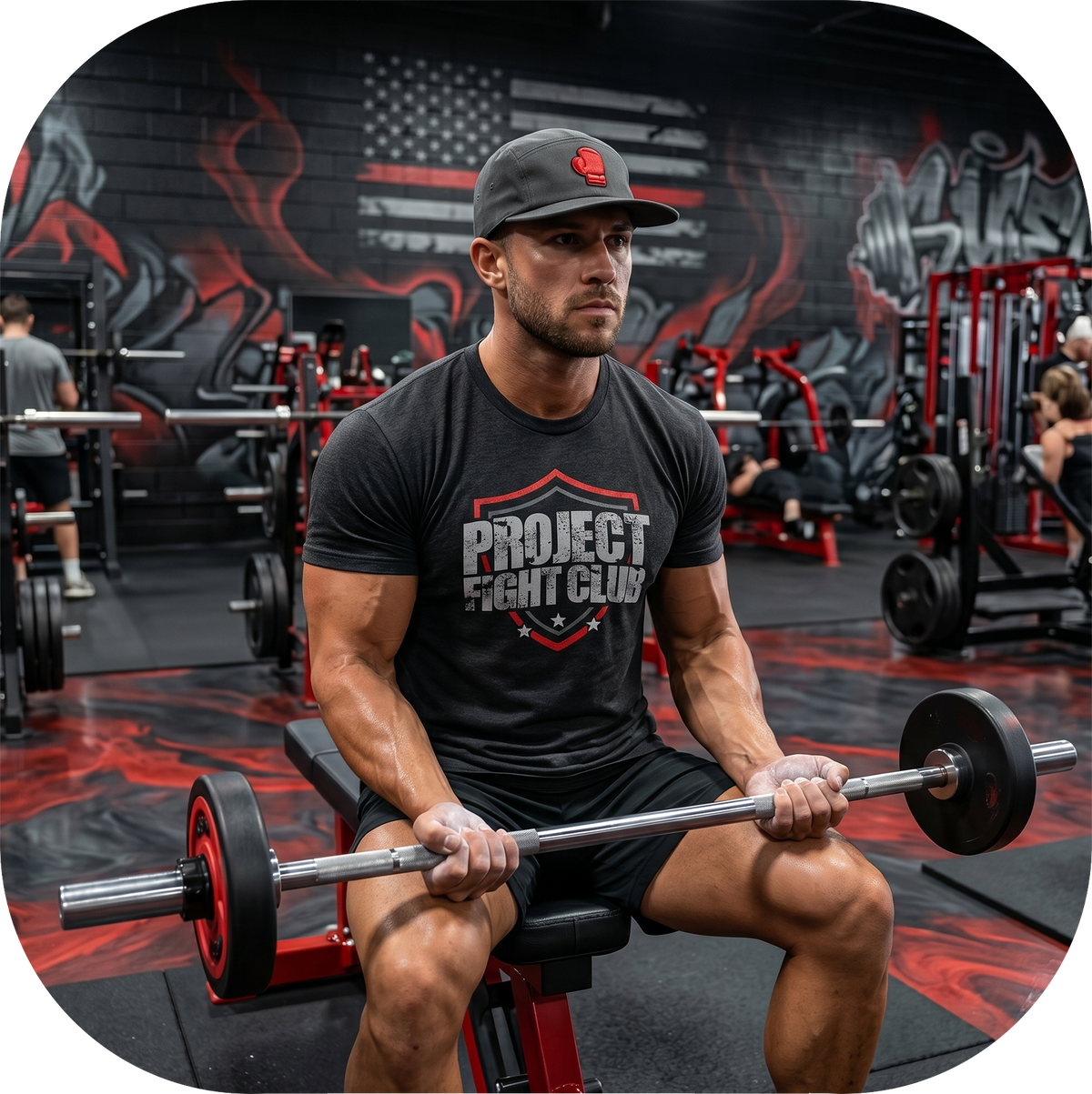MENS CHARCOAL T-SHIRT - HONOR FIREFIGHTERS & EMTs