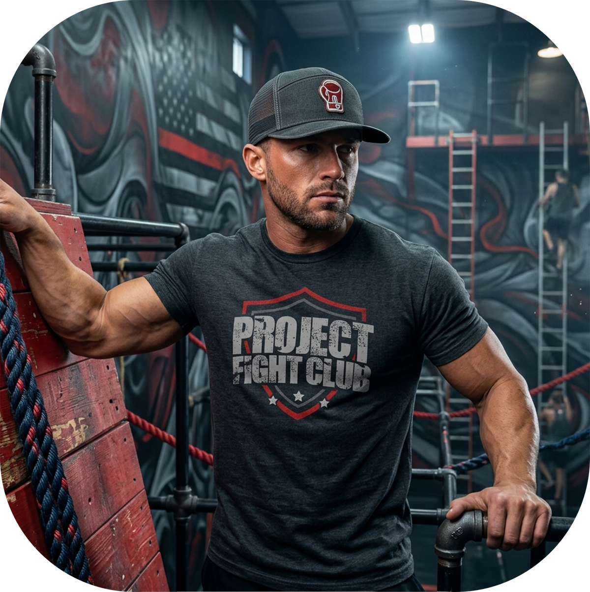 MENS CHARCOAL T-SHIRT - HONOR FIREFIGHTERS & EMTs