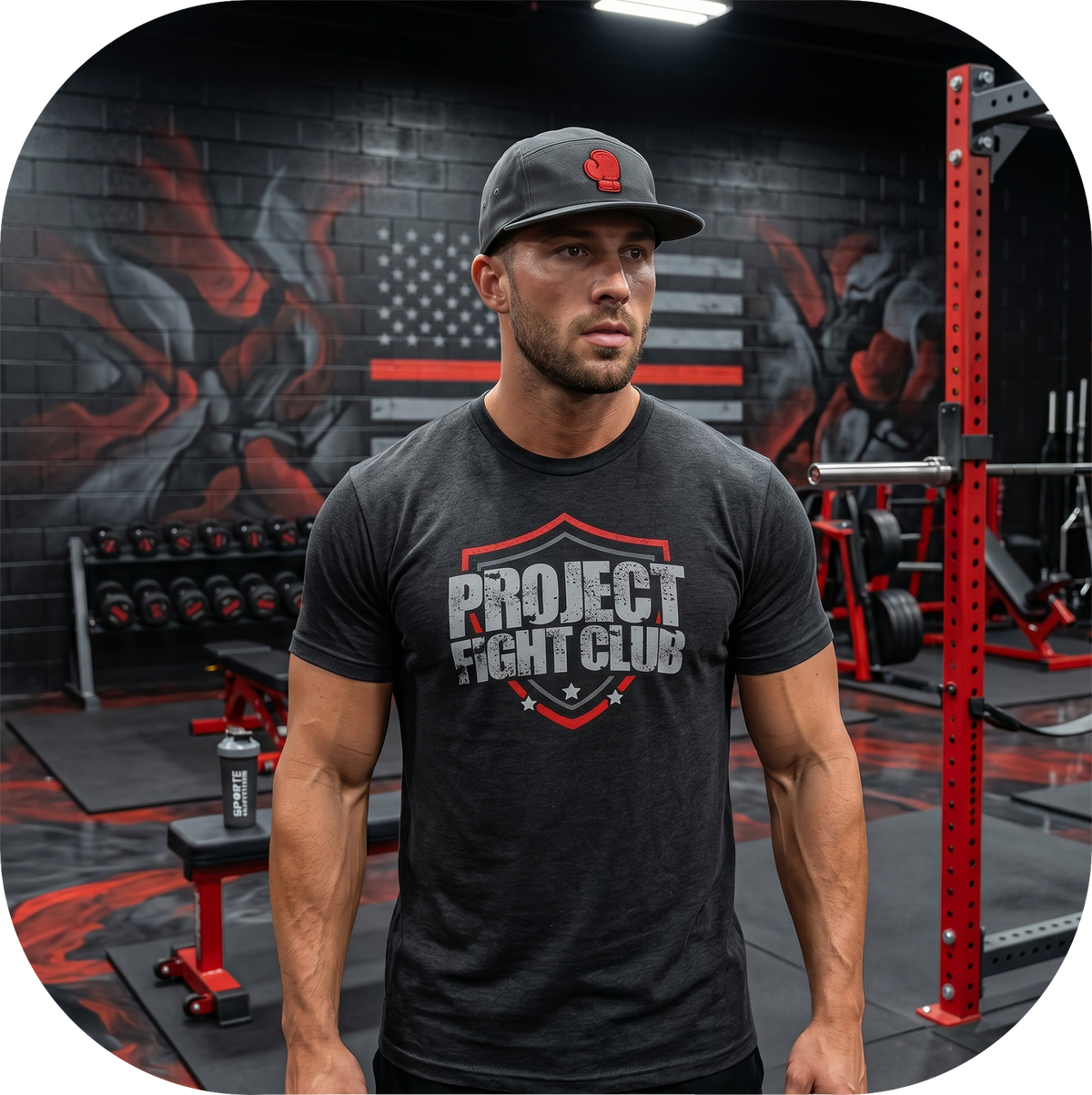 MENS CHARCOAL T-SHIRT - HONOR FIREFIGHTERS & EMTs