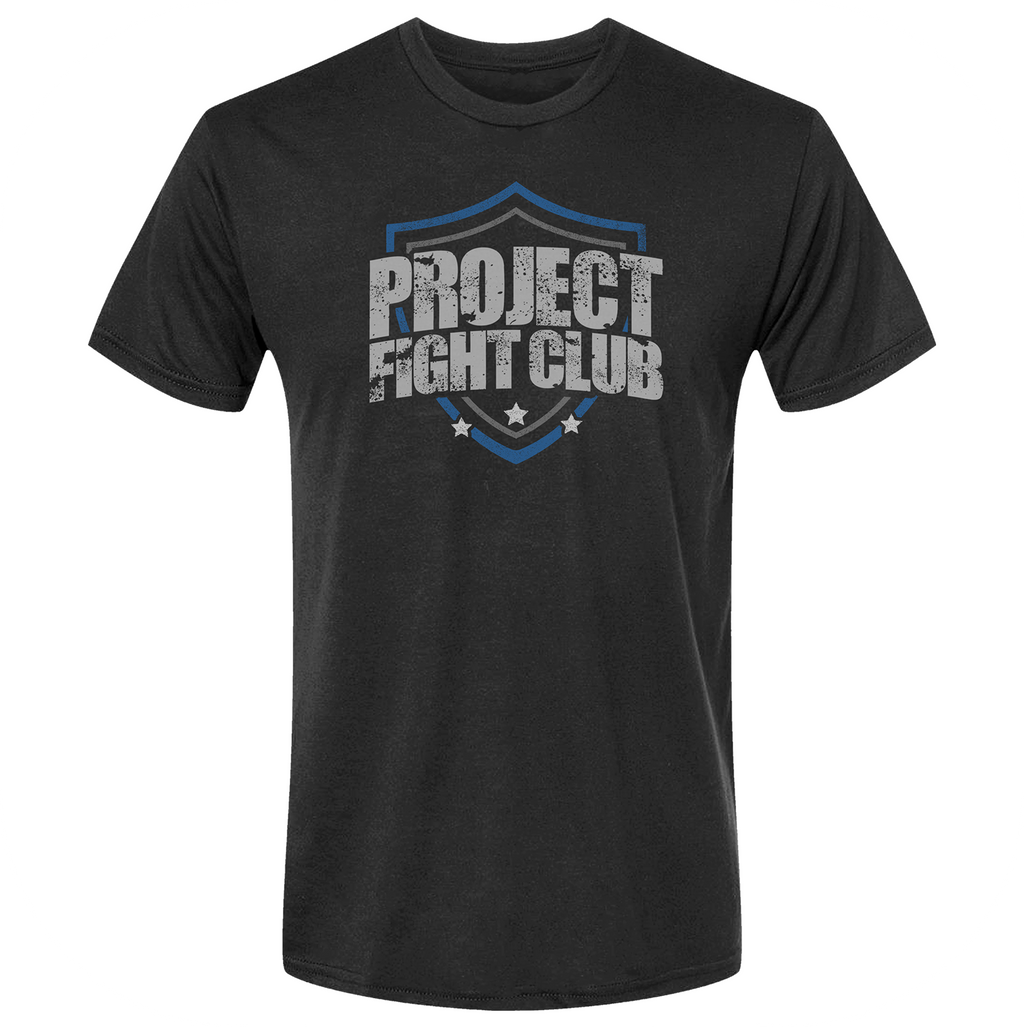 MENS CHARCOAL T-SHIRT - SUPPORT POLICE