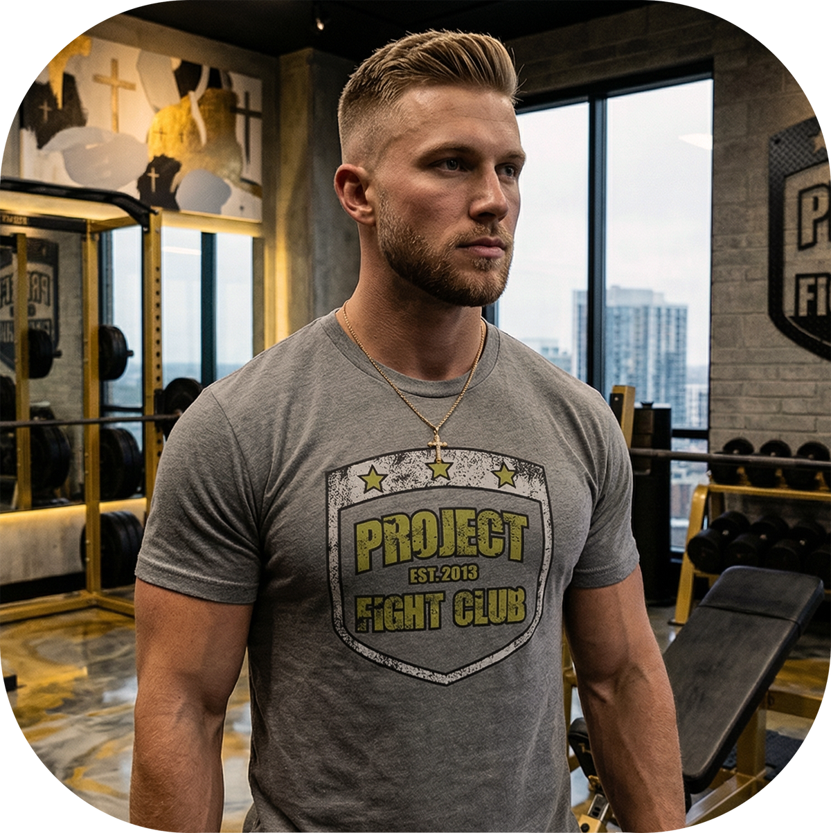 MENS GREY T-SHIRT #2 - SPREAD CHRISTIANITY