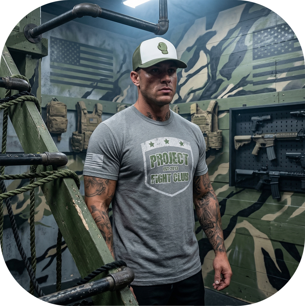GREY SHIRT 2 - HONOR SOLDIERS & VETERANS