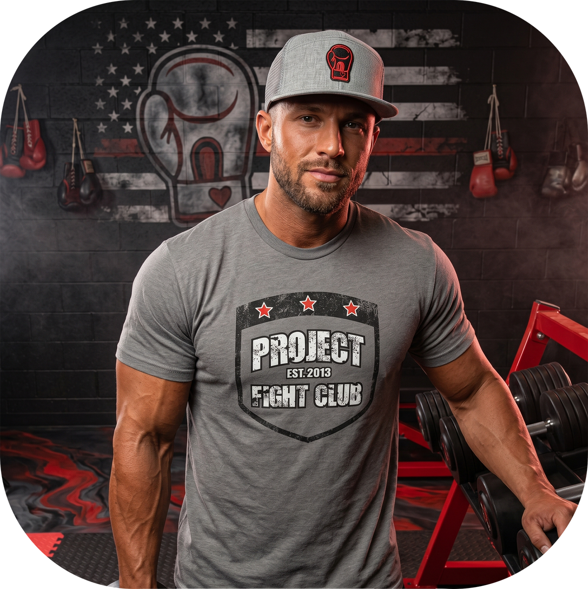 MENS GREY T-SHIRT #2 - HONOR FIREFIGHTERS & EMTs