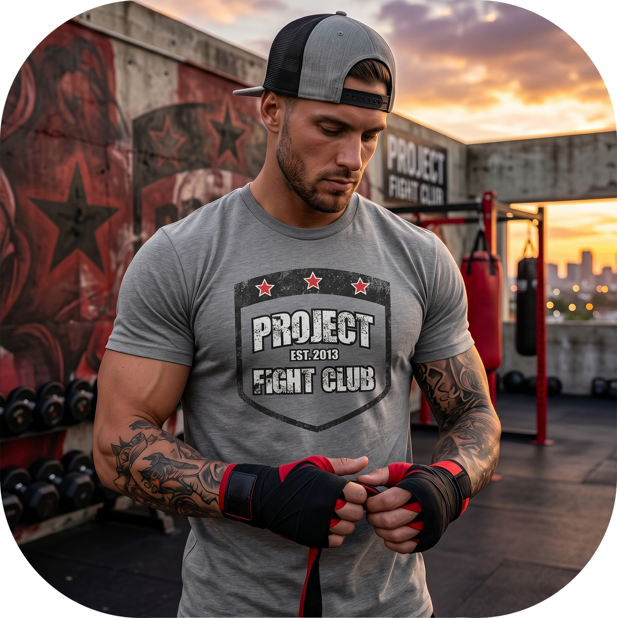 MENS GREY T-SHIRT #2 - HONOR FIREFIGHTERS & EMTs