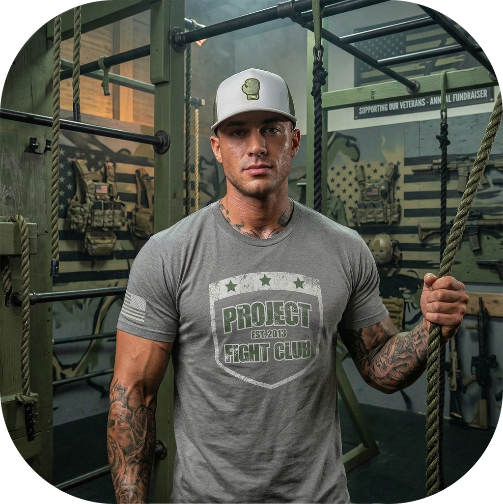 GREY SHIRT 2 - HONOR SOLDIERS & VETERANS