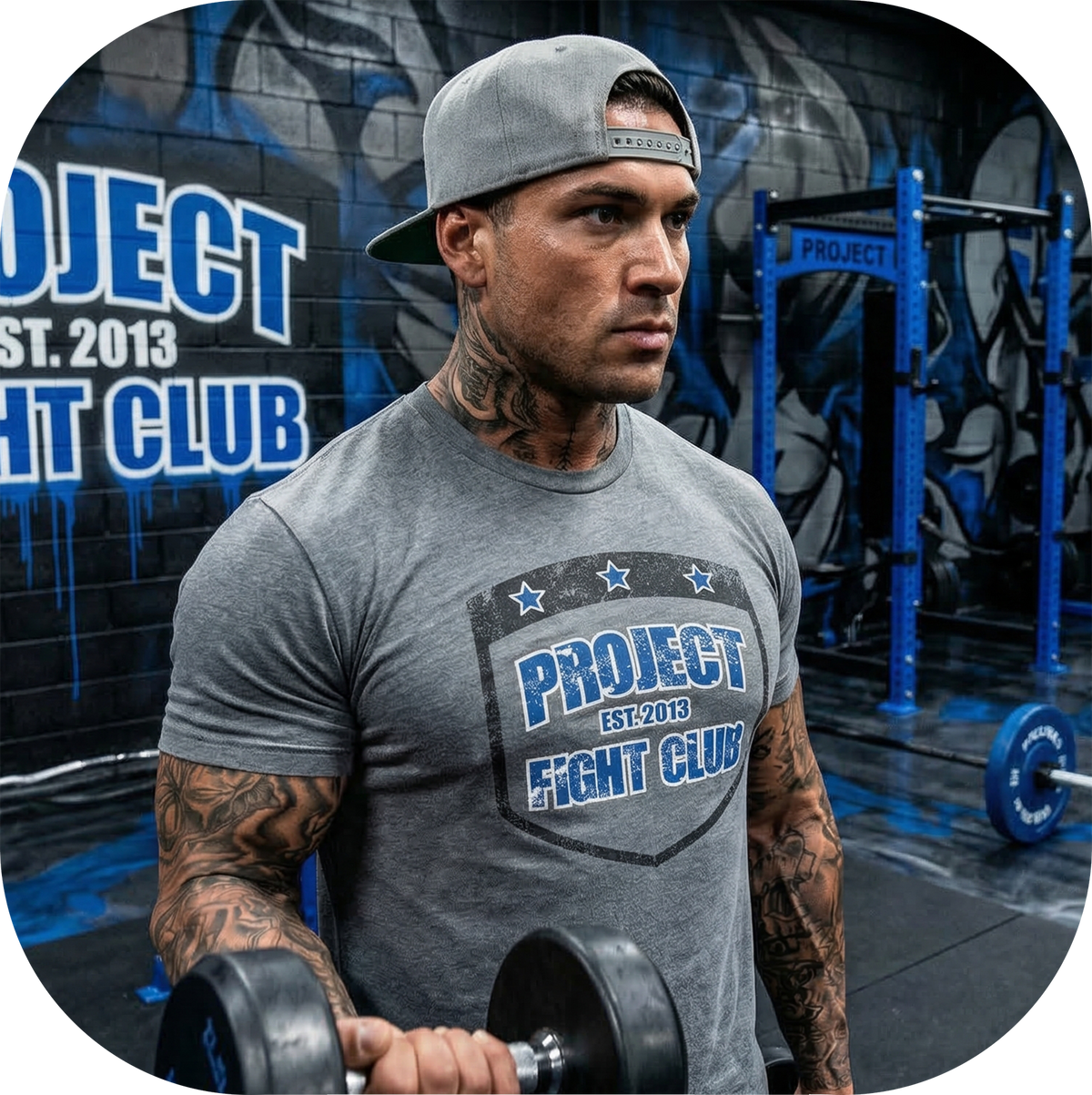 MENS GREY T-SHIRT #2 - SUPPORT POLICE