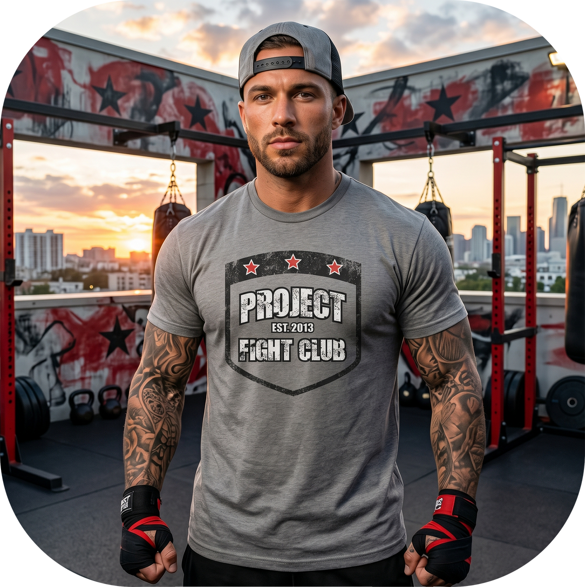 MENS GREY T-SHIRT #2 - HONOR FIREFIGHTERS & EMTs