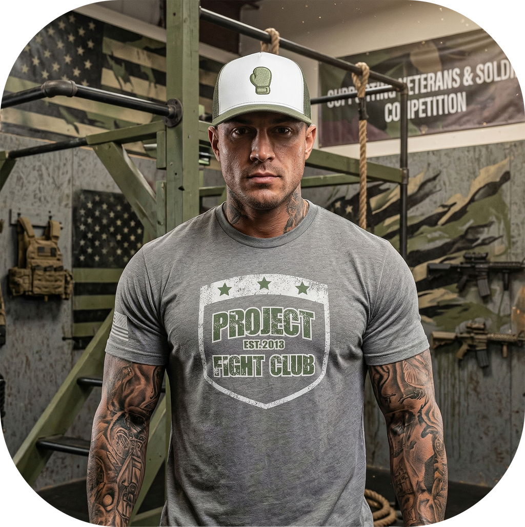 GREY SHIRT 2 - HONOR SOLDIERS & VETERANS