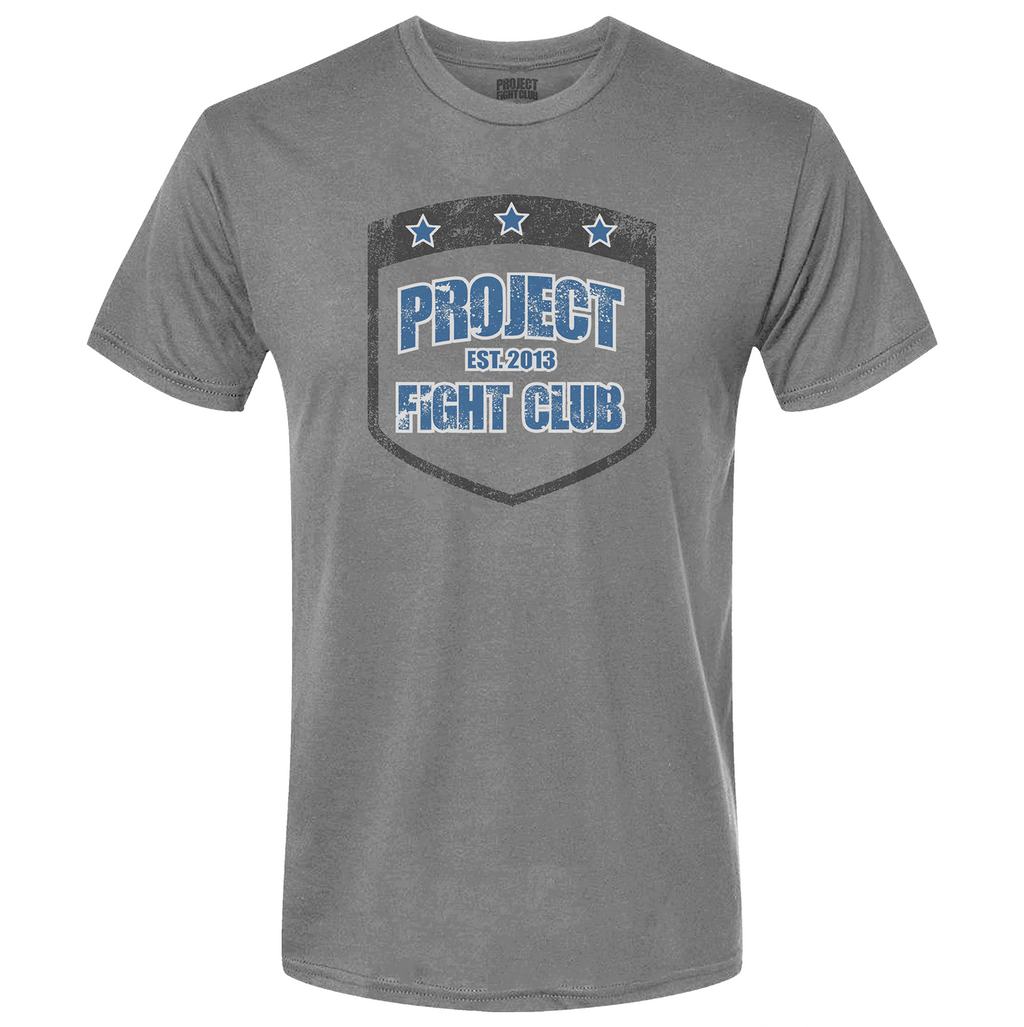 MENS GREY T-SHIRT #2 - SUPPORT POLICE