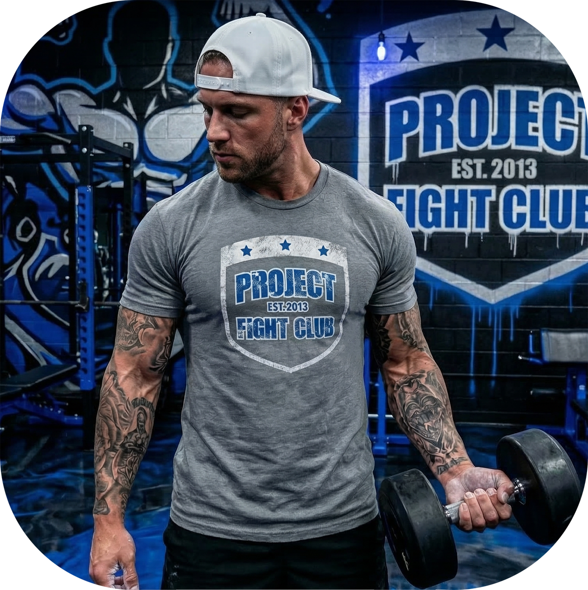MENS GREY T-SHIRT #3 - SUPPORT POLICE
