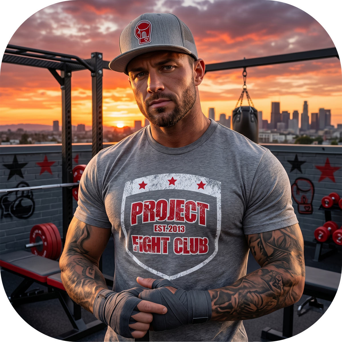 MENS GREY T-SHIRT #3 - HONOR FIREFIGHTERS & EMTs