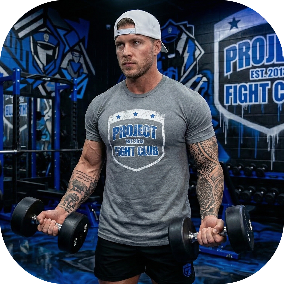 MENS GREY T-SHIRT #3 - SUPPORT POLICE