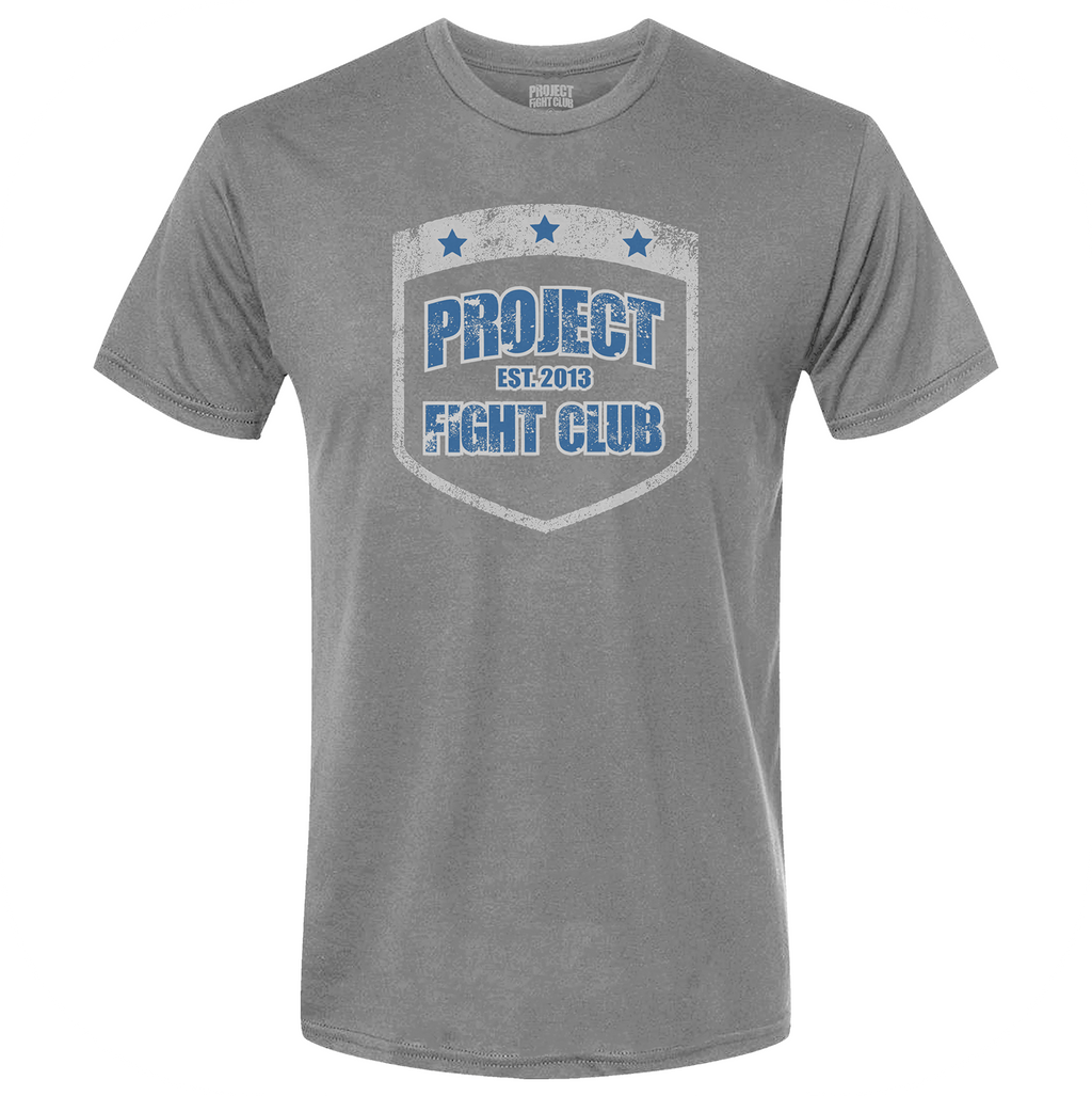 MENS GREY T-SHIRT #3 - SUPPORT POLICE
