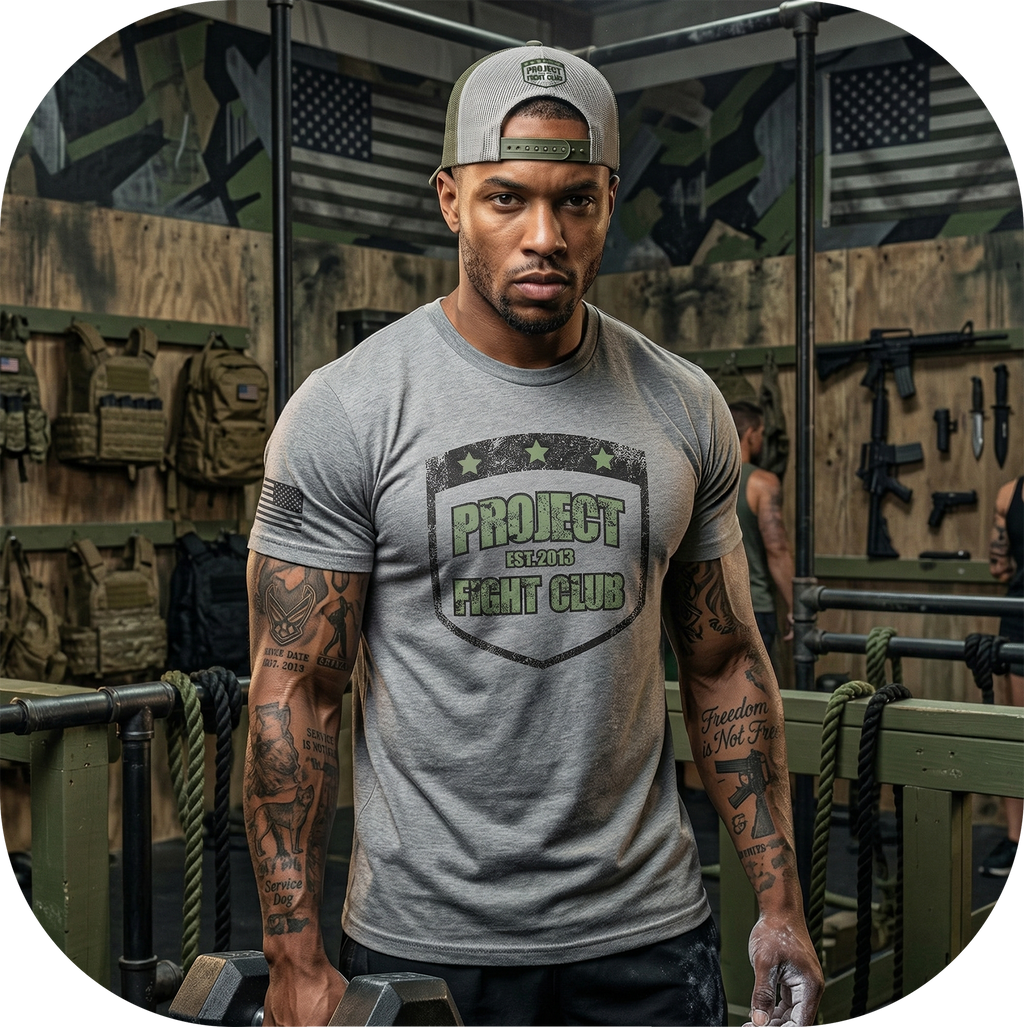 GREY SHIRT 3 - HONOR SOLDIERS & VETERANS