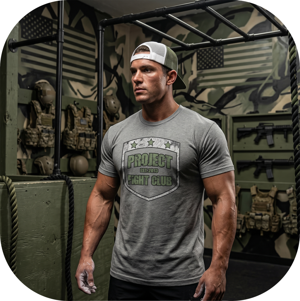 GREY SHIRT 4 - HONOR SOLDIERS & VETERANS