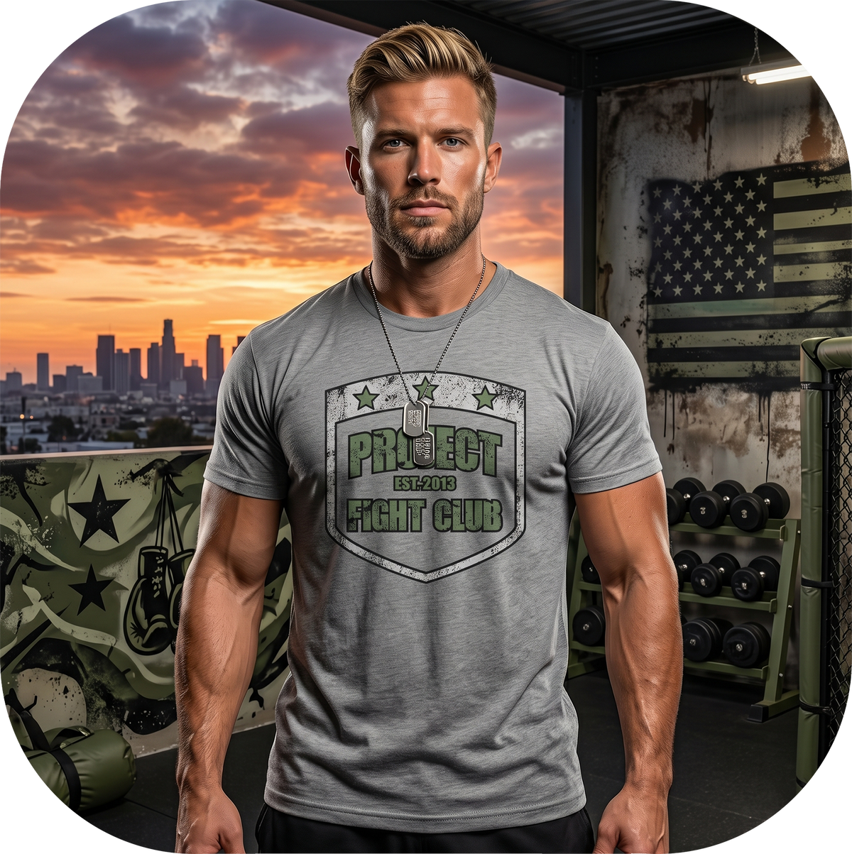 GREY SHIRT 4 - HONOR SOLDIERS & VETERANS