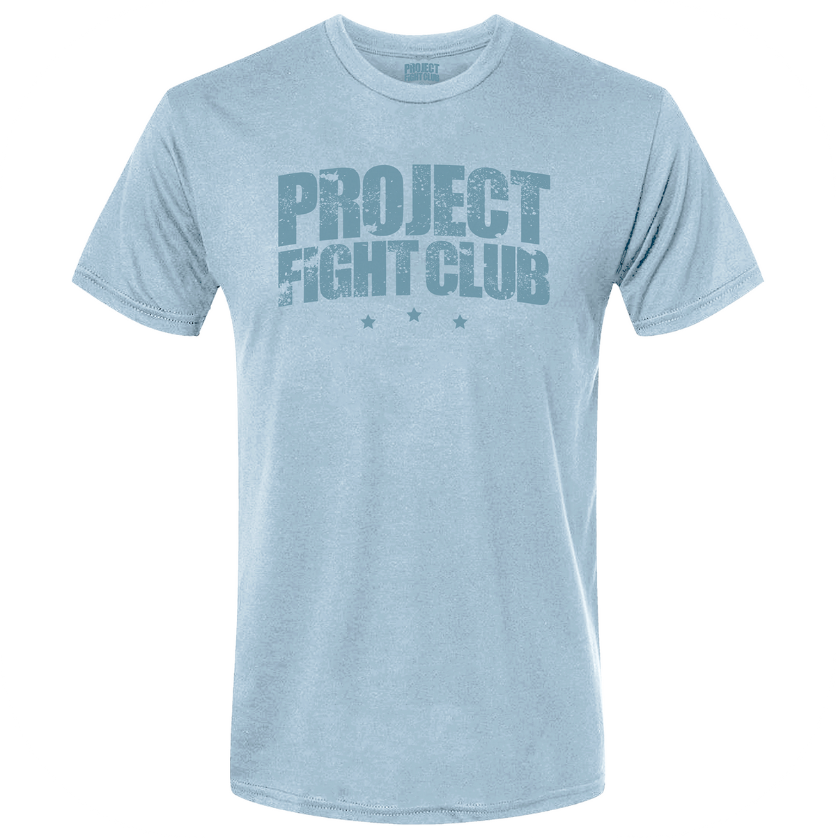 MENS ICE BLUE T-SHIRT - SUPPORT POLICE