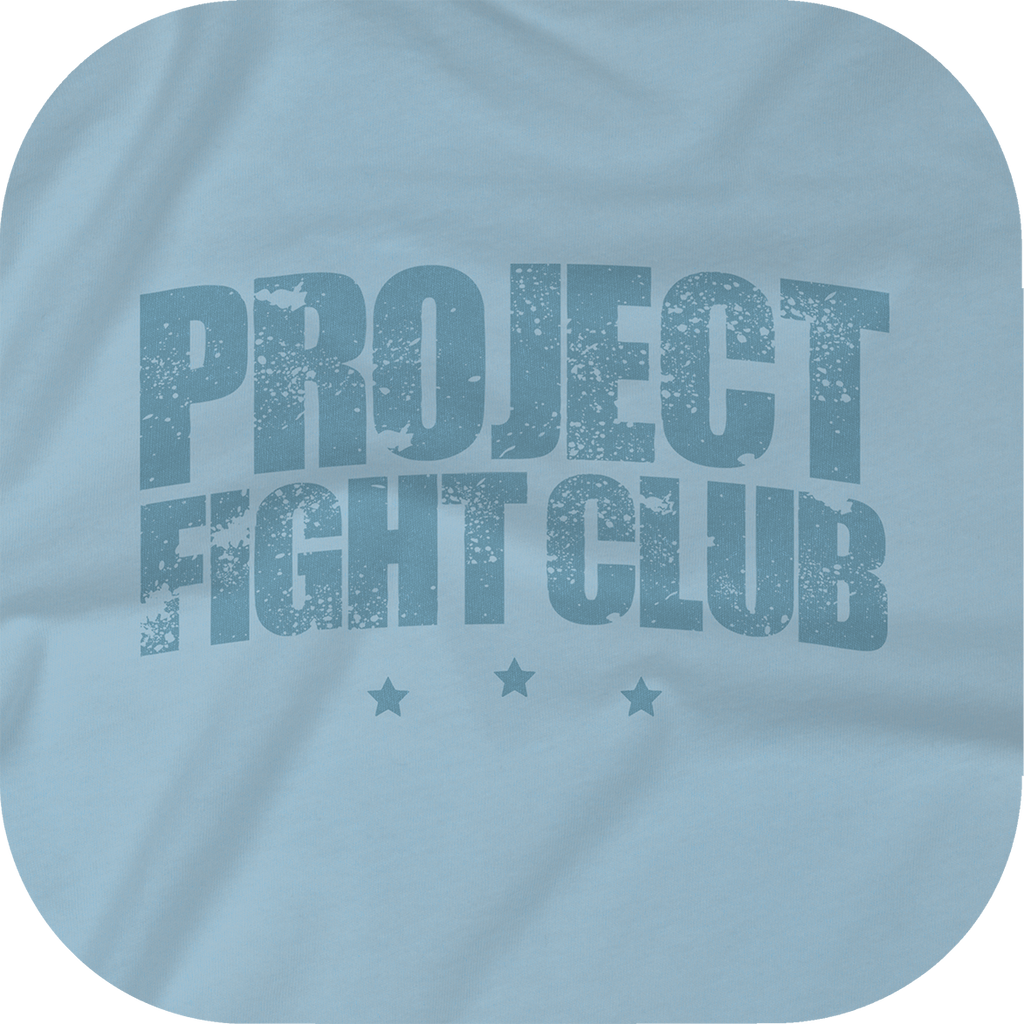 MENS ICE BLUE T-SHIRT - SUPPORT POLICE