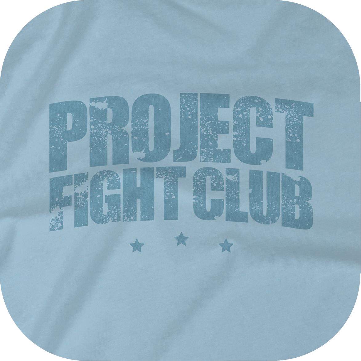 MENS ICE BLUE T-SHIRT - SUPPORT POLICE