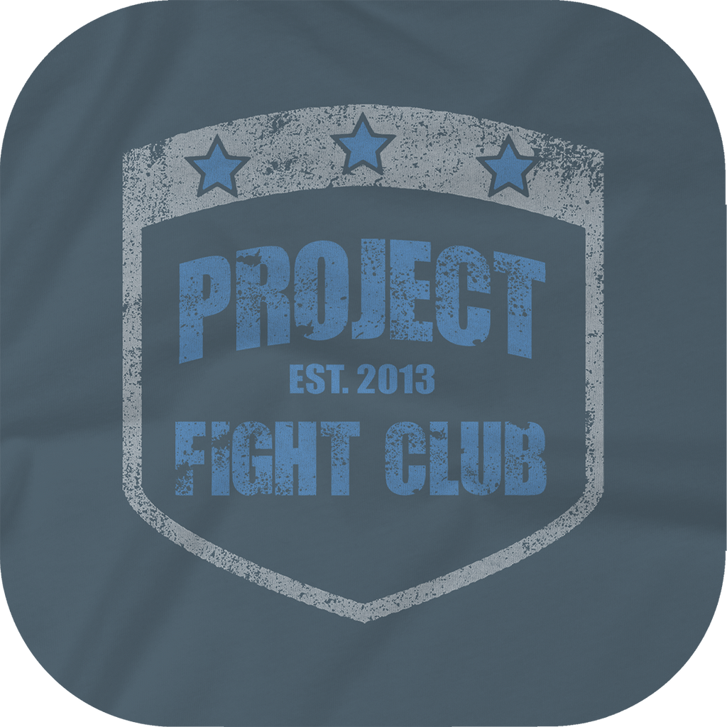 MENS INDIGO T-SHIRT - SUPPORT POLICE