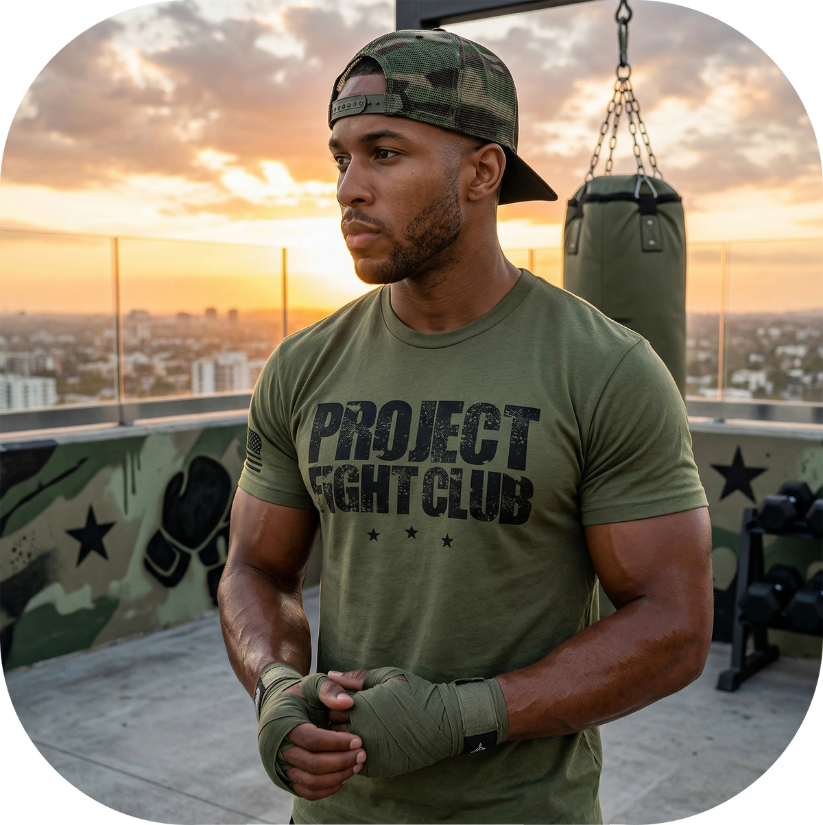 MILITARY GREEN SHIRT 2 - HONOR SOLDIERS & VETERANS