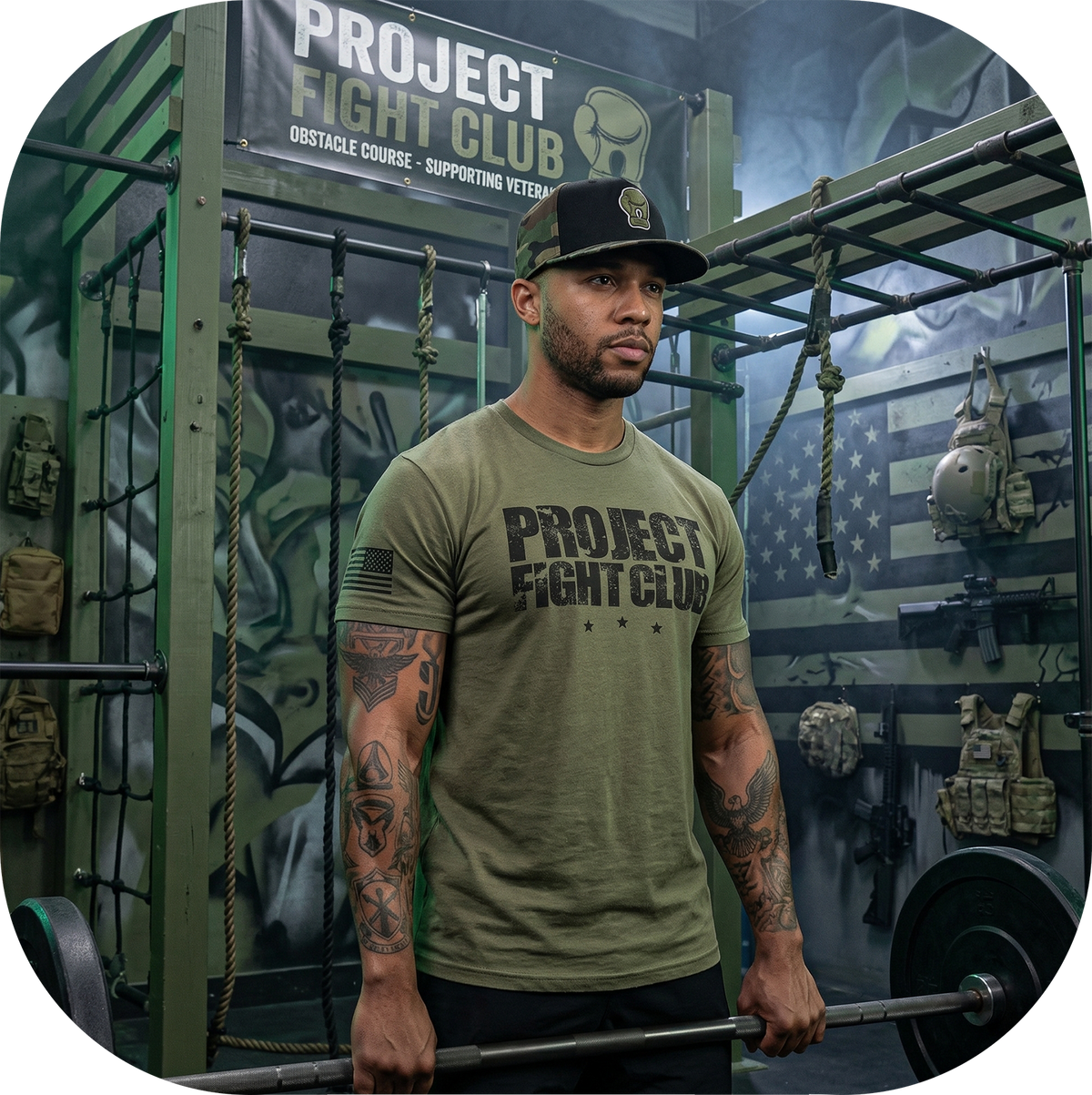 MILITARY GREEN SHIRT 2 - HONOR SOLDIERS & VETERANS