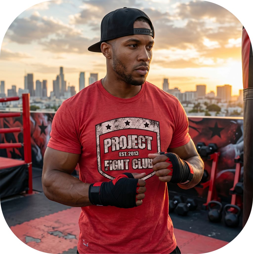 MENS RED T-SHIRT - HONOR FIREFIGHTERS & EMTs