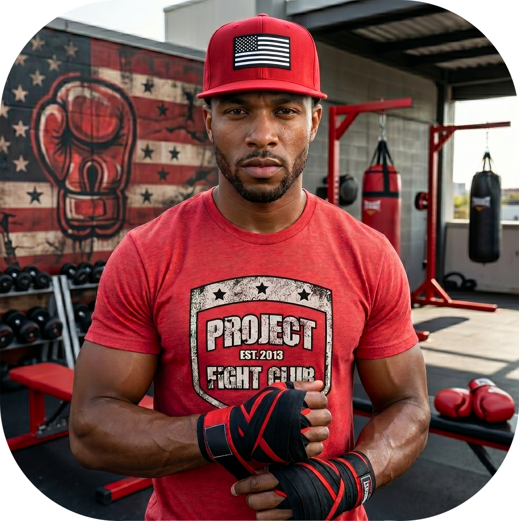 MENS RED T-SHIRT - HONOR FIREFIGHTERS & EMTs