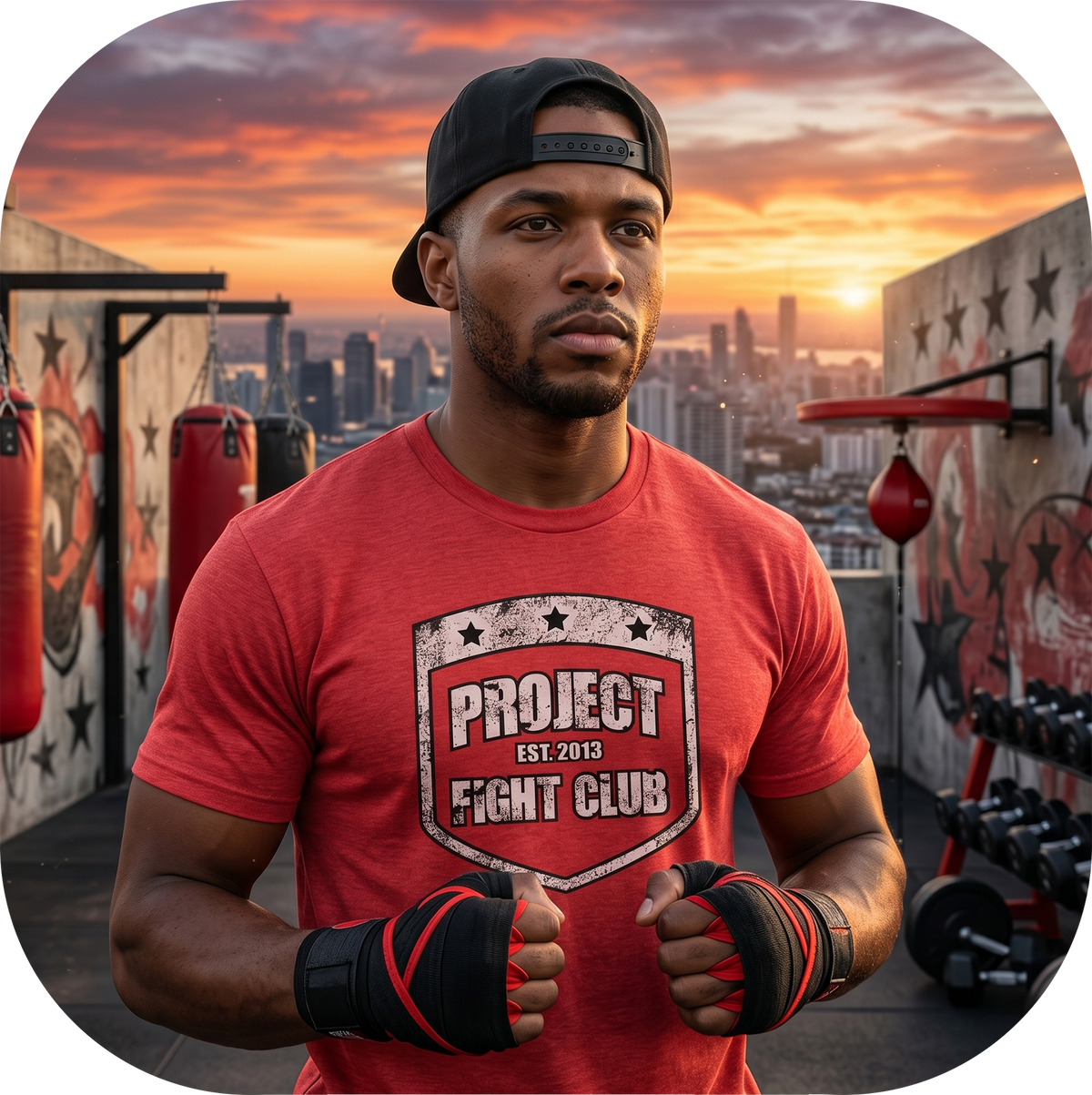 MENS RED T-SHIRT - HONOR FIREFIGHTERS & EMTs