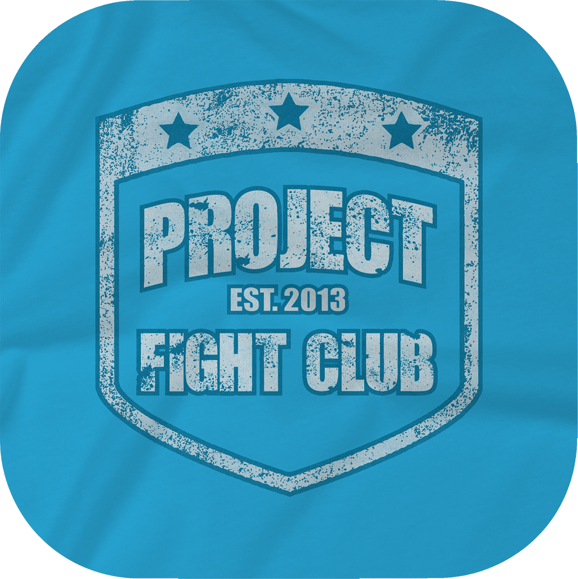 MENS TURQUOISE T-SHIRT #2 - FIGHT ADDICTION