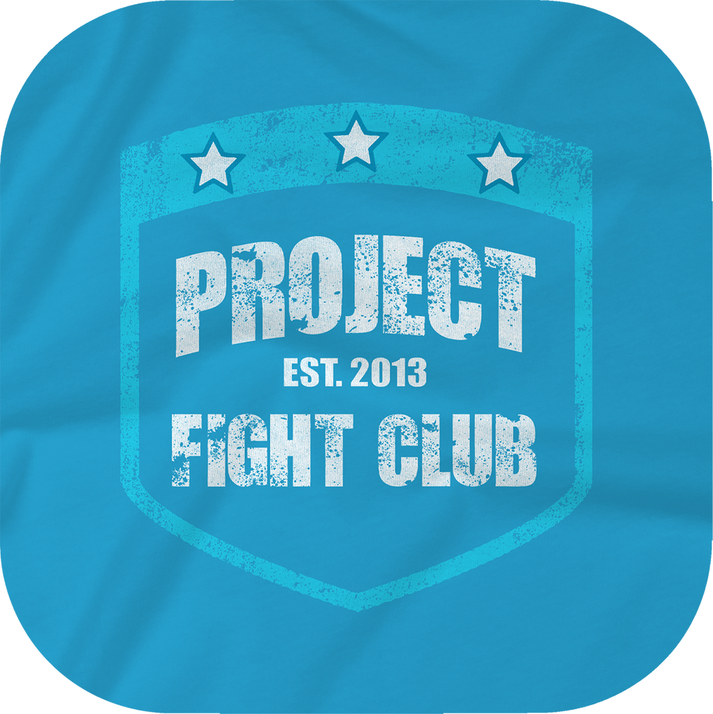MENS TURQUOISE T-SHIRT - FIGHT ADDICTION
