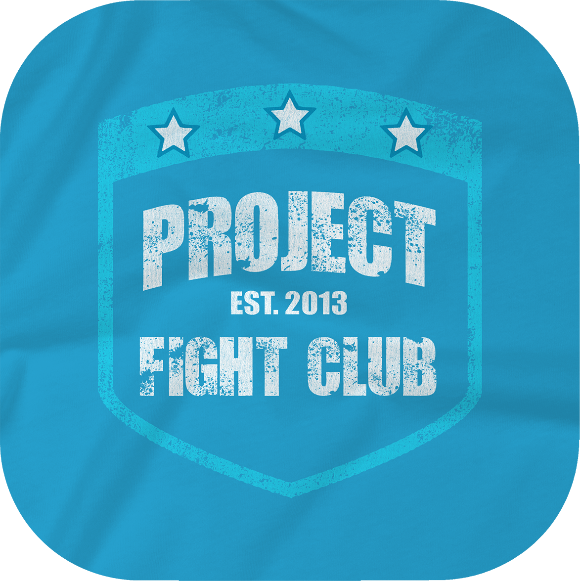 MENS TURQUOISE T-SHIRT - FIGHT ADDICTION