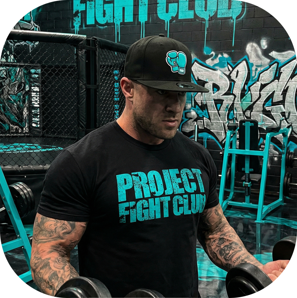 MENS BLACK T-SHIRT - FIGHT ADDICTION