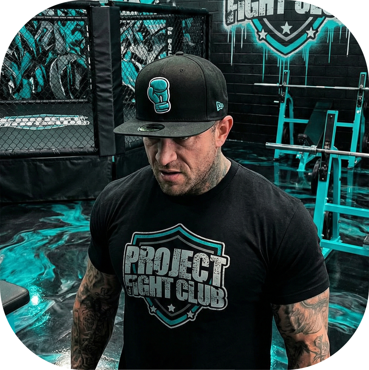 MENS BLACK T-SHIRT #2 - FIGHT ADDICTION