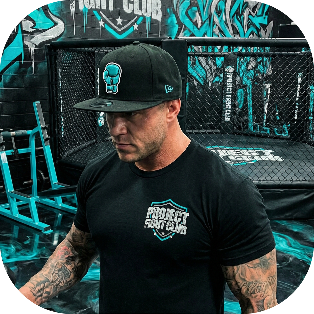 MENS BLACK T-SHIRT #3 - FIGHT ADDICTION