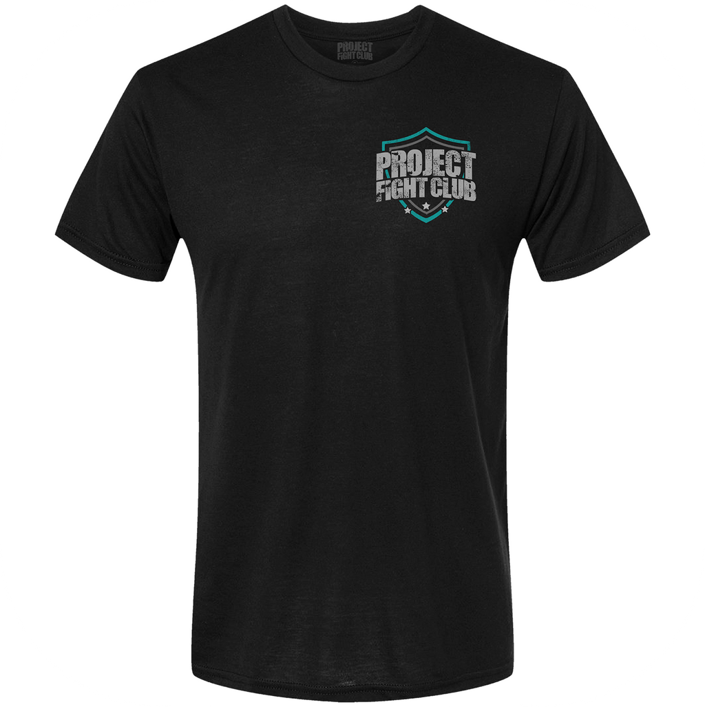 MENS BLACK T-SHIRT #3 - FIGHT ADDICTION