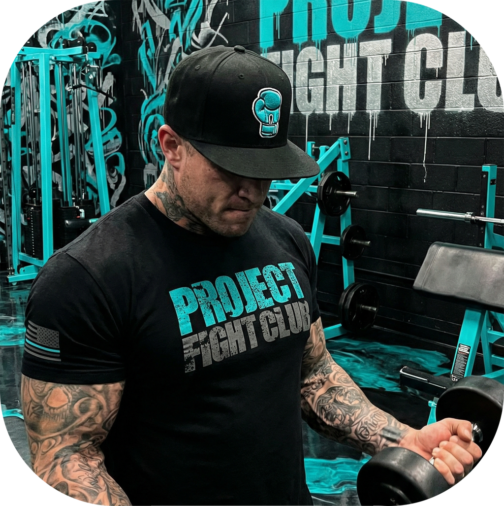 MENS BLACK T-SHIRT #4 - FIGHT ADDICTION