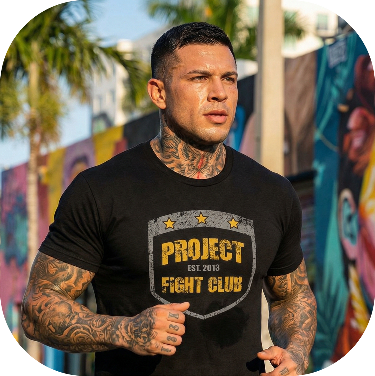MENS BLACK T-SHIRT #5 - PROTECT ANIMALS & WILDLIFE