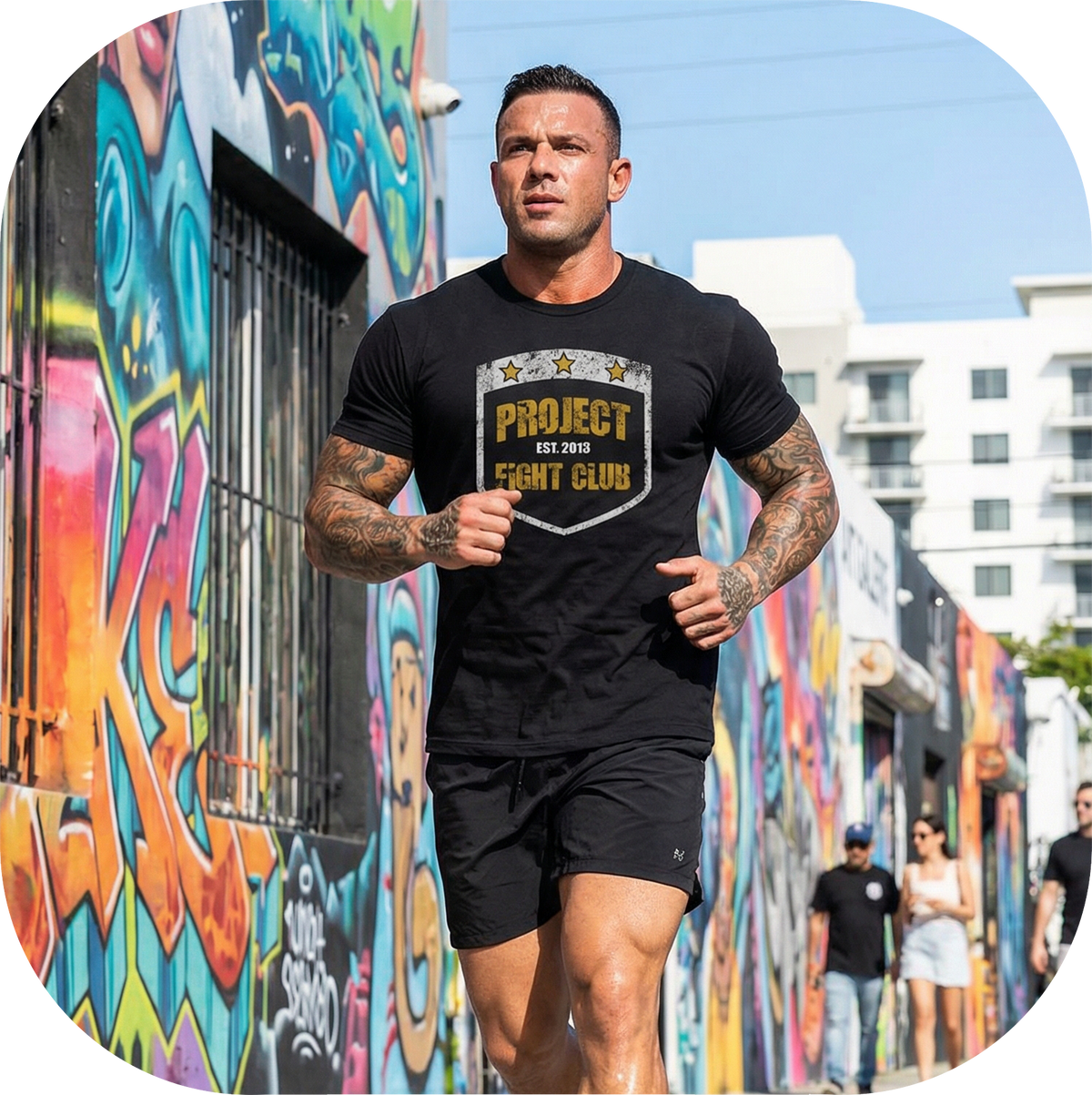 MENS BLACK T-SHIRT #7 - PROTECT ANIMALS & WILDLIFE