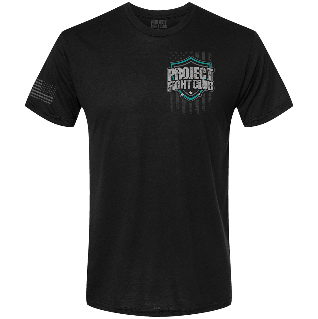 MENS BLACK T-SHIRT #8 - FIGHT ADDICTION