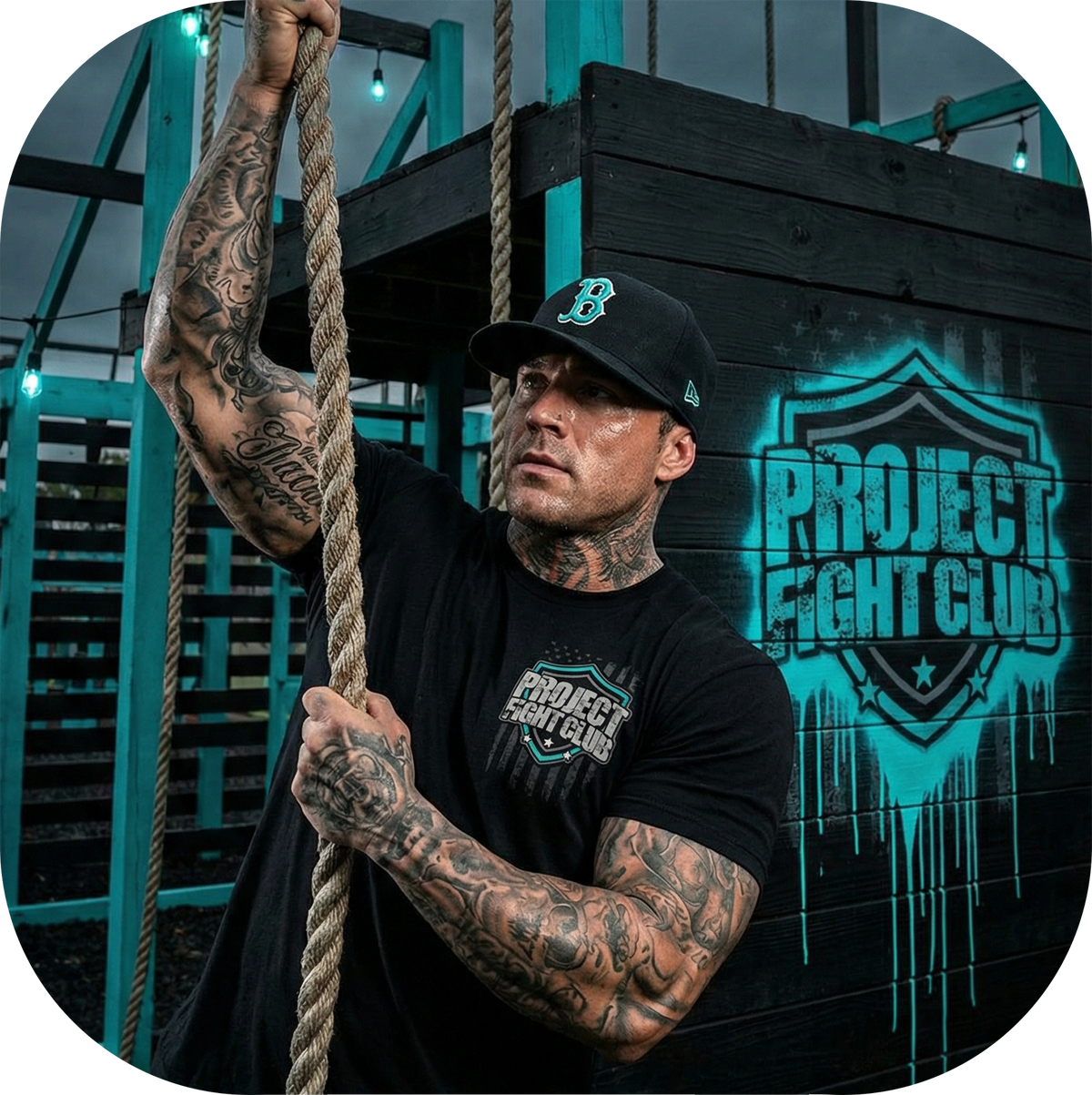 MENS BLACK T-SHIRT #8 - FIGHT ADDICTION