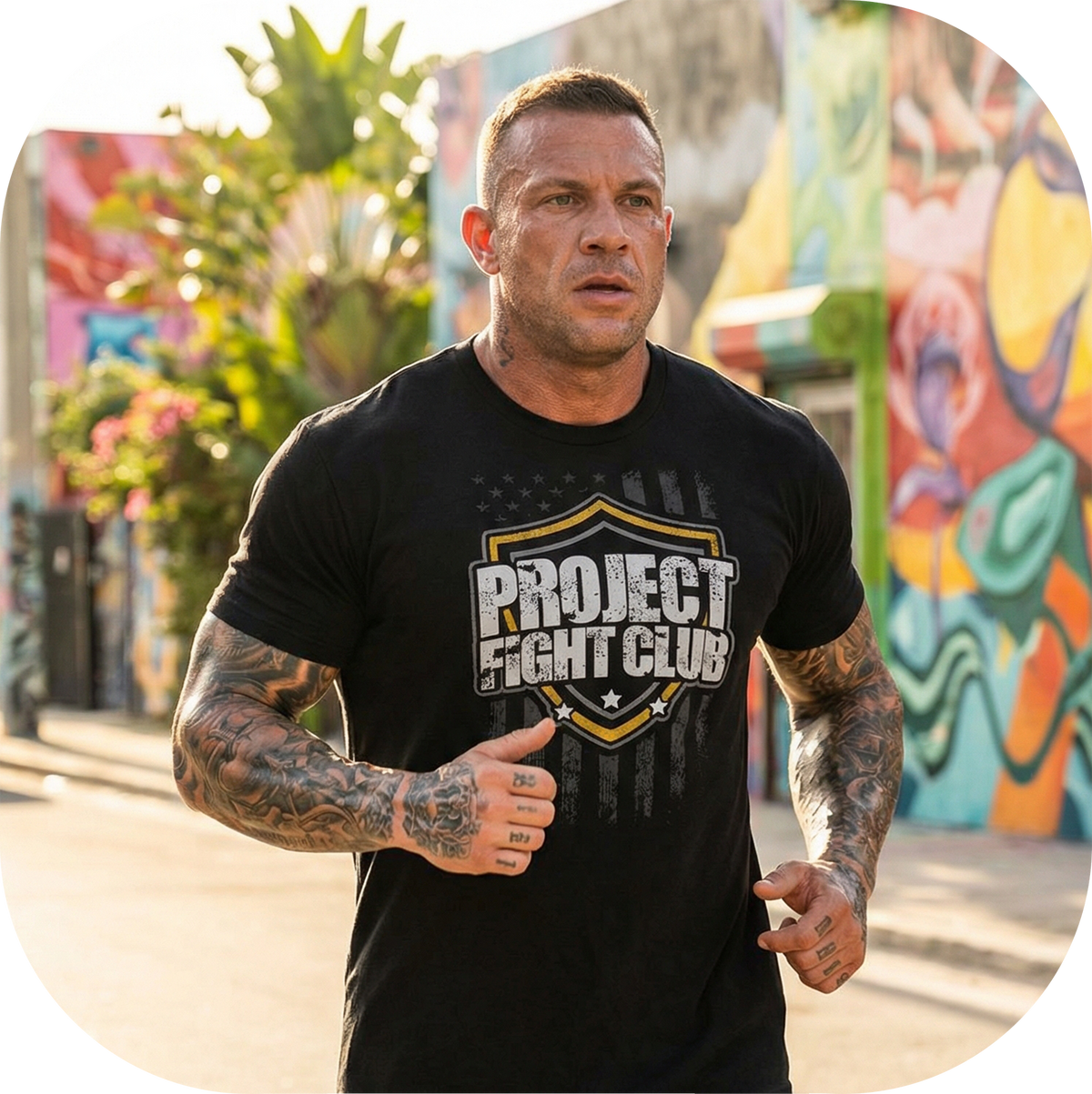 MENS BLACK T-SHIRT #9 - PROTECT ANIMALS & WILDLIFE
