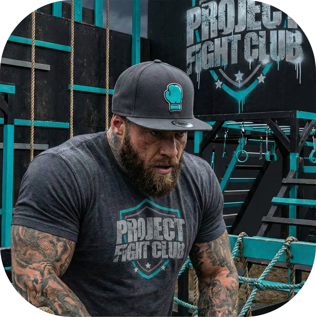 MENS CHARCOAL T-SHIRT - FIGHT ADDICTION