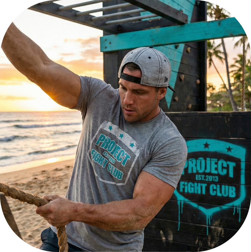 MENS GREY T-SHIRT #3 - FIGHT ADDICTION